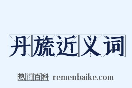 丹旒近义词是什么意思的图片